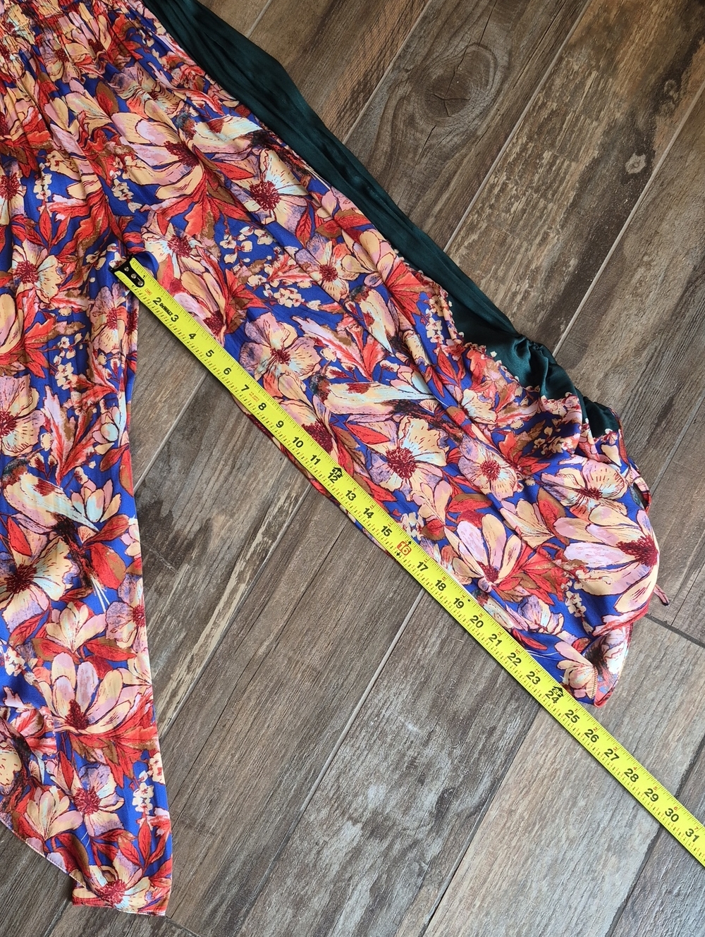 Intimately Free People In Bloom Floral Elastic Waist Pants in Midnight Combo XS - Picture 10 of 12